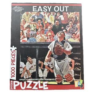 Easy Out - The Saturday Evening Post - 1000 Piece Jigsaw Puzzle Free Shipping P7